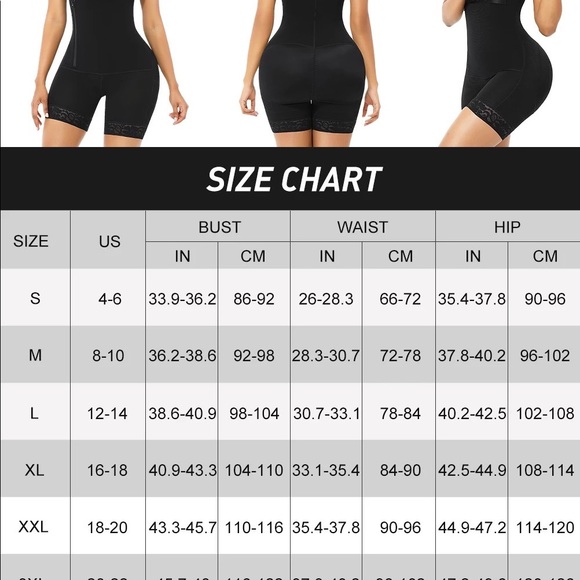Body shaper side zipper tummy control butt enhancer Nude only black sold out - Picture 7 of 10